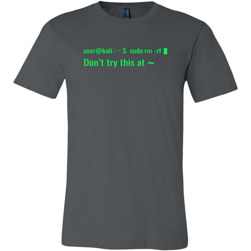 sudo rm -rf - Don't try this at home - Canvas Mens Shirt by MyHackerTech