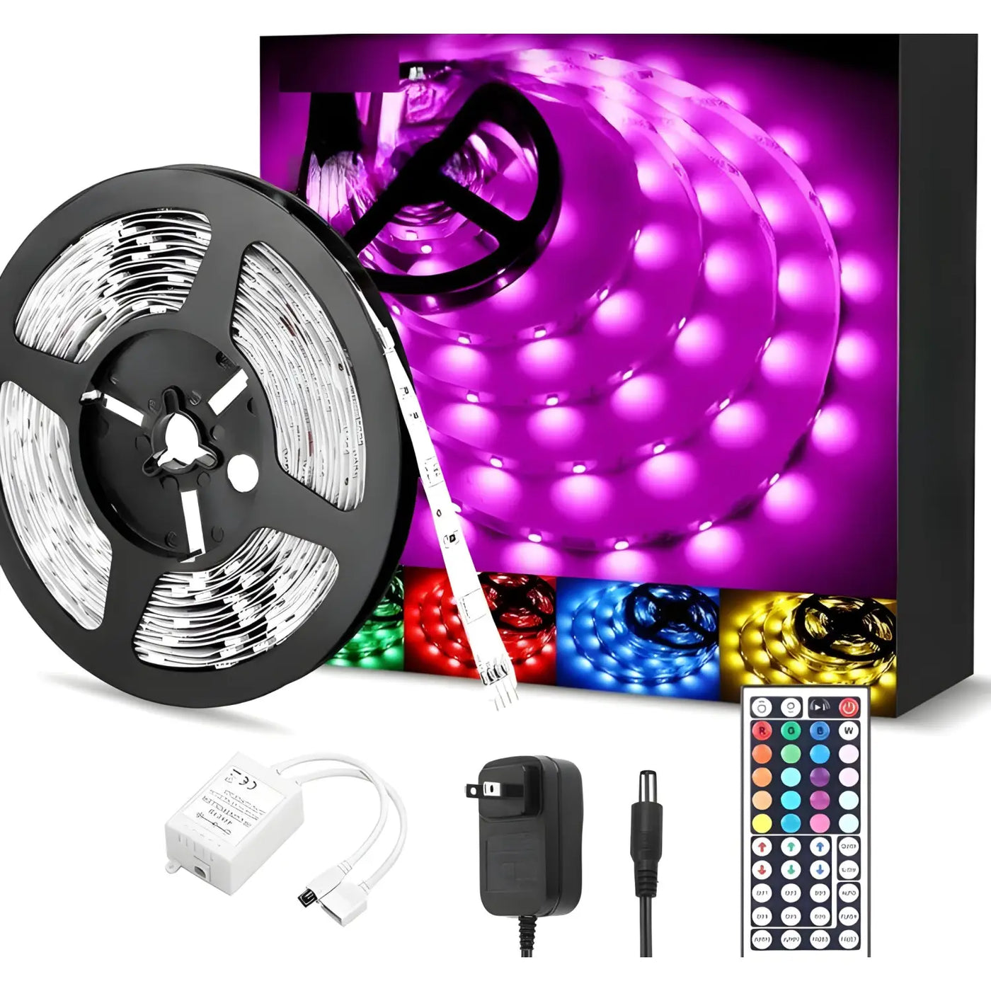 Smart LED Strip Light - WiFi & Bluetooth Control, 5050 RGB by MyHackerTech