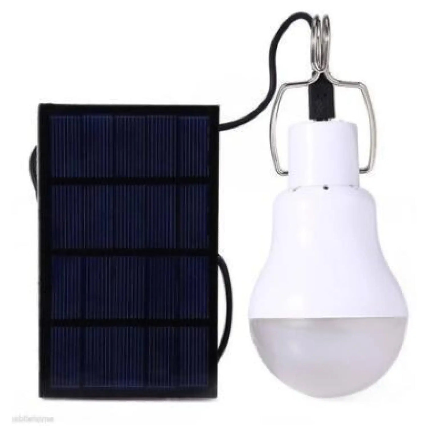 Solar Power Light Bulb with Panel for Eco-Friendly Illumination by MyHackerTech