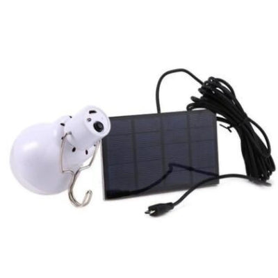 Solar Power Light Bulb with Panel for Eco-Friendly Illumination by MyHackerTech