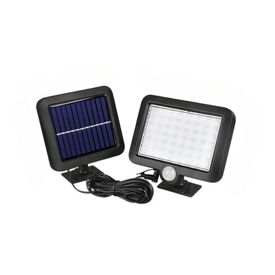 Split LED Solar Wall Light with Motion Sensor & Remote for Outdoor by MyHackerTech