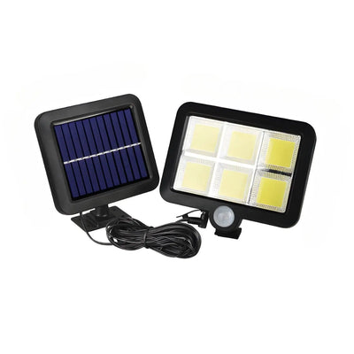 Split LED Solar Wall Light with Motion Sensor & Remote for Outdoor by MyHackerTech