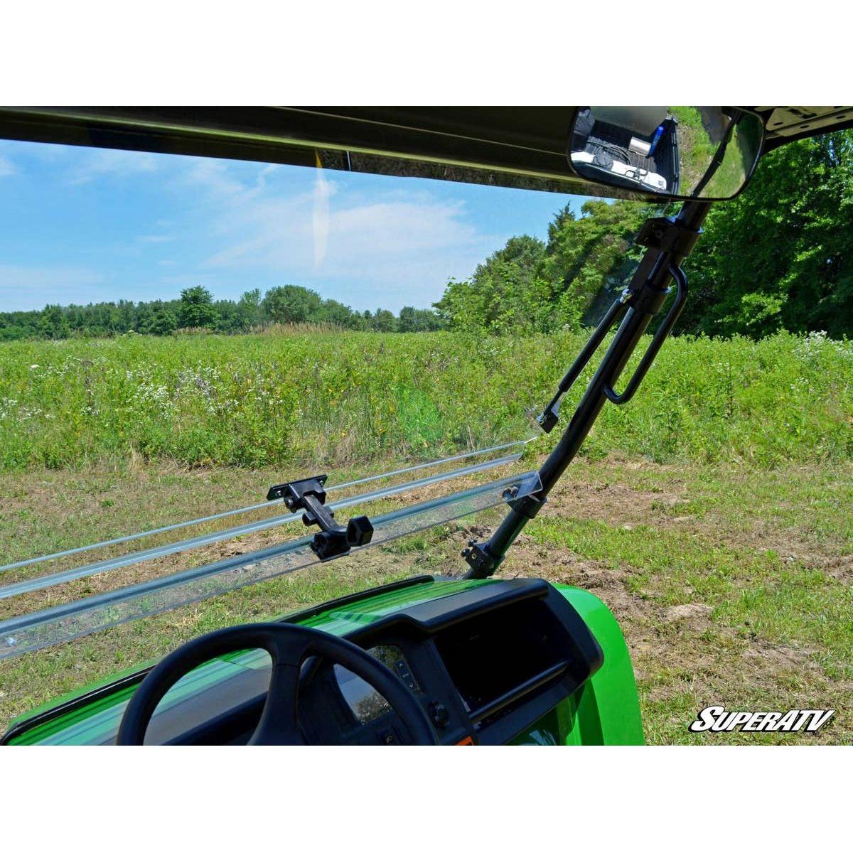 SuperATV John Deere Gator Scratch Resistant Flip Windshield by MyHackerTech