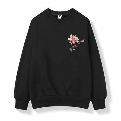 SW9010 Blue Phoenix Embroidery Sweater by MyHackerTech