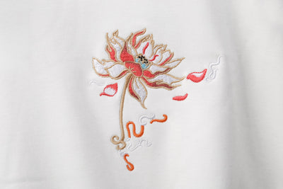 SW9010 Blue Phoenix Embroidery Sweater by MyHackerTech