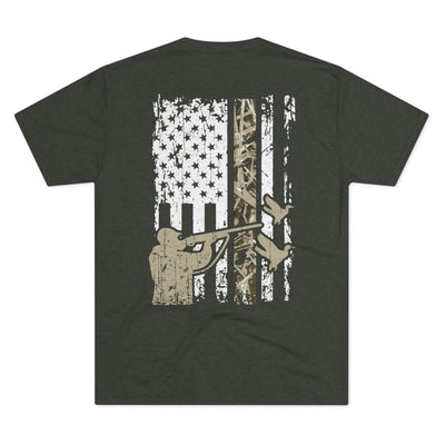 American Waterfowl - Tri-Blend Crew Tee by MyHackerTech