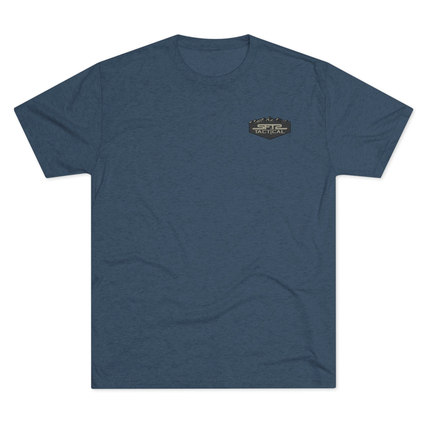 Camo Logo Mountain - Tri-Blend Crew Tee by MyHackerTech