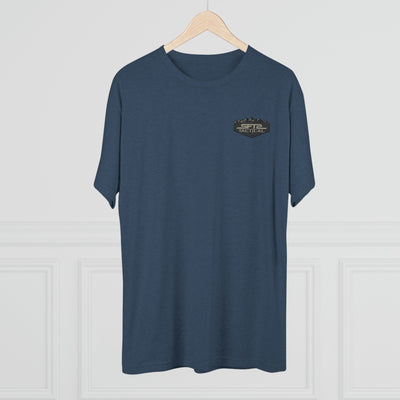 Camo Logo Mountain - Tri-Blend Crew Tee by MyHackerTech