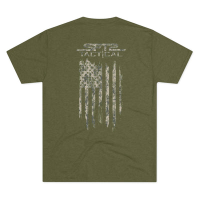 Camo Patriot Flag T-Shirt by MyHackerTech