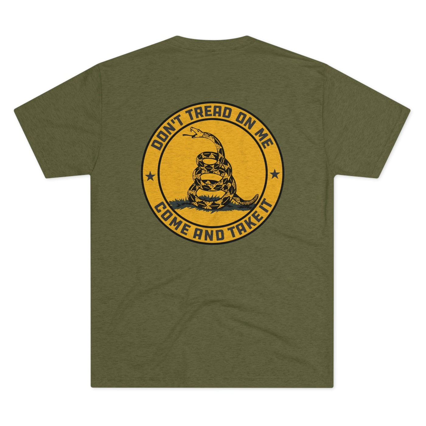 Don't Tread On Me Tri-Blend Crew Tee by MyHackerTech