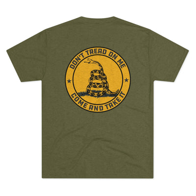 Don't Tread On Me Tri-Blend Crew Tee by MyHackerTech