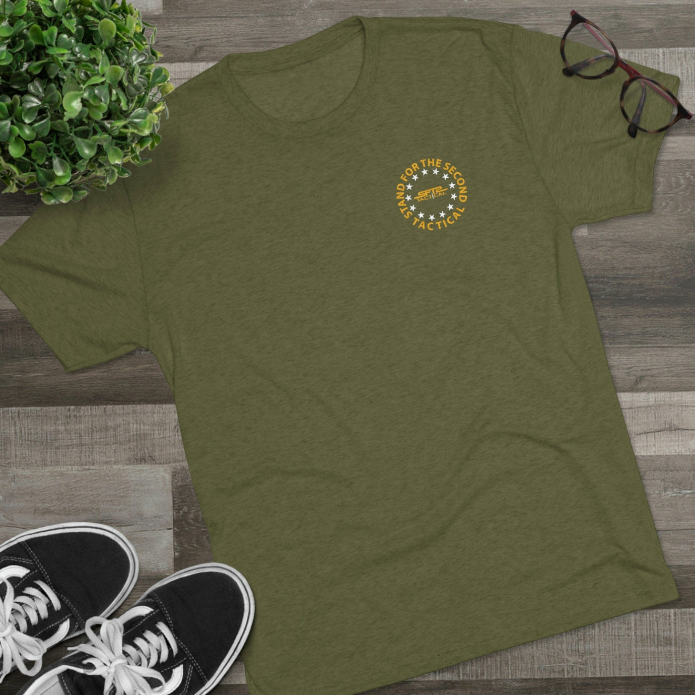 Don't Tread On Me Tri-Blend Crew Tee by MyHackerTech