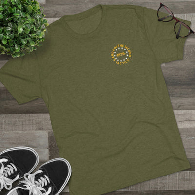 Don't Tread On Me Tri-Blend Crew Tee by MyHackerTech