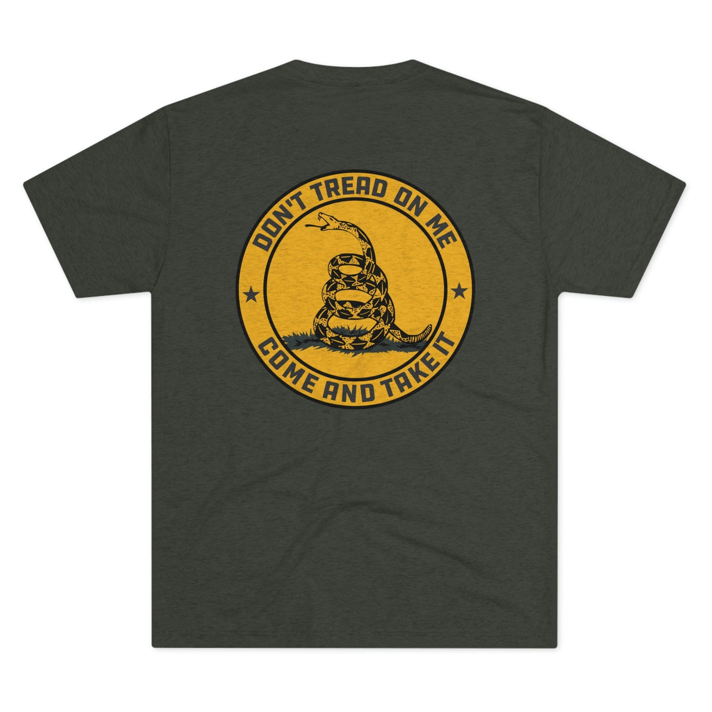 Don't Tread On Me Tri-Blend Crew Tee by MyHackerTech