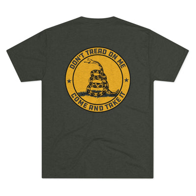 Don't Tread On Me Tri-Blend Crew Tee by MyHackerTech