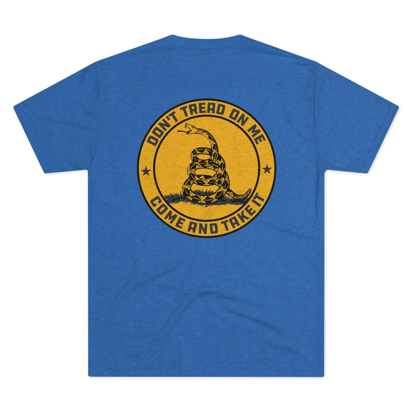 Don't Tread On Me Tri-Blend Crew Tee by MyHackerTech