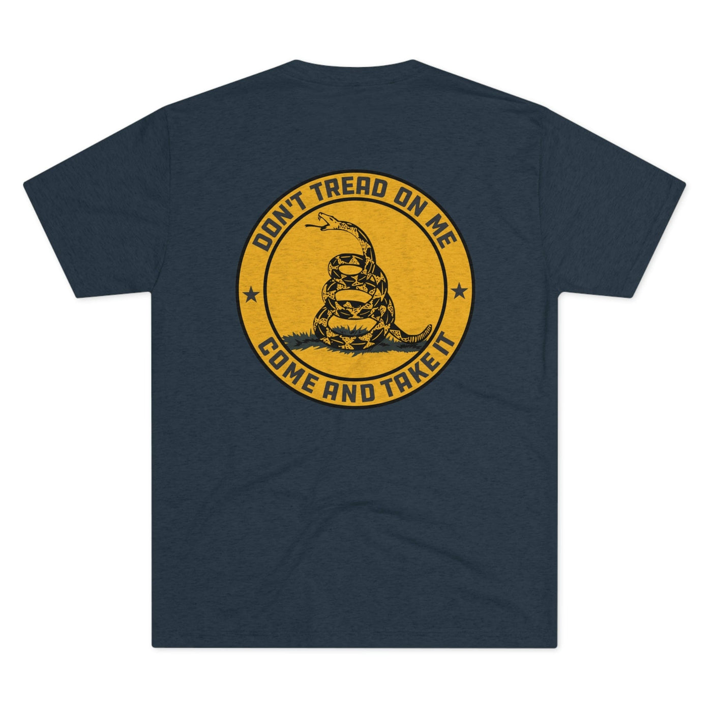 Don't Tread On Me Tri-Blend Crew Tee by MyHackerTech