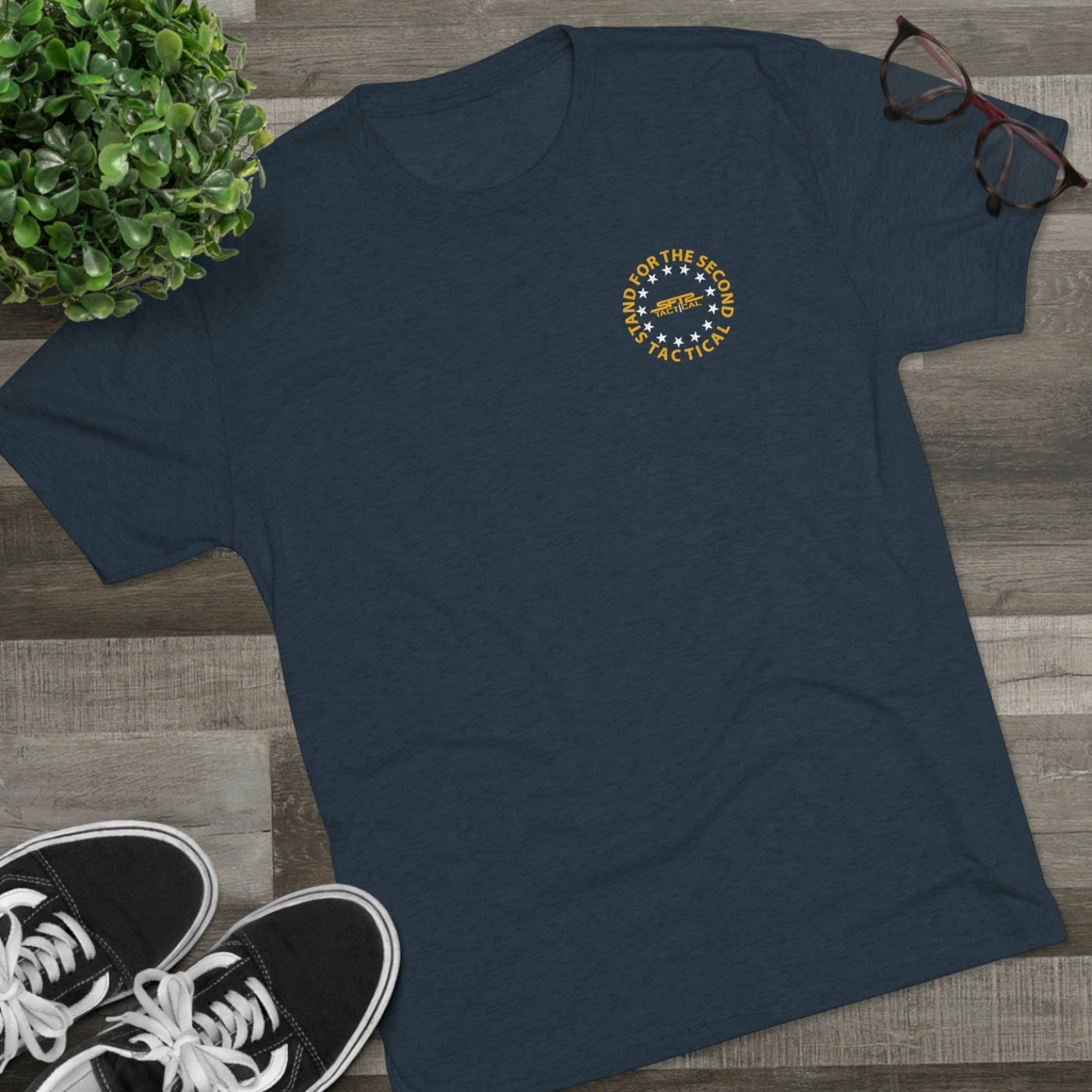 Don't Tread On Me Tri-Blend Crew Tee by MyHackerTech