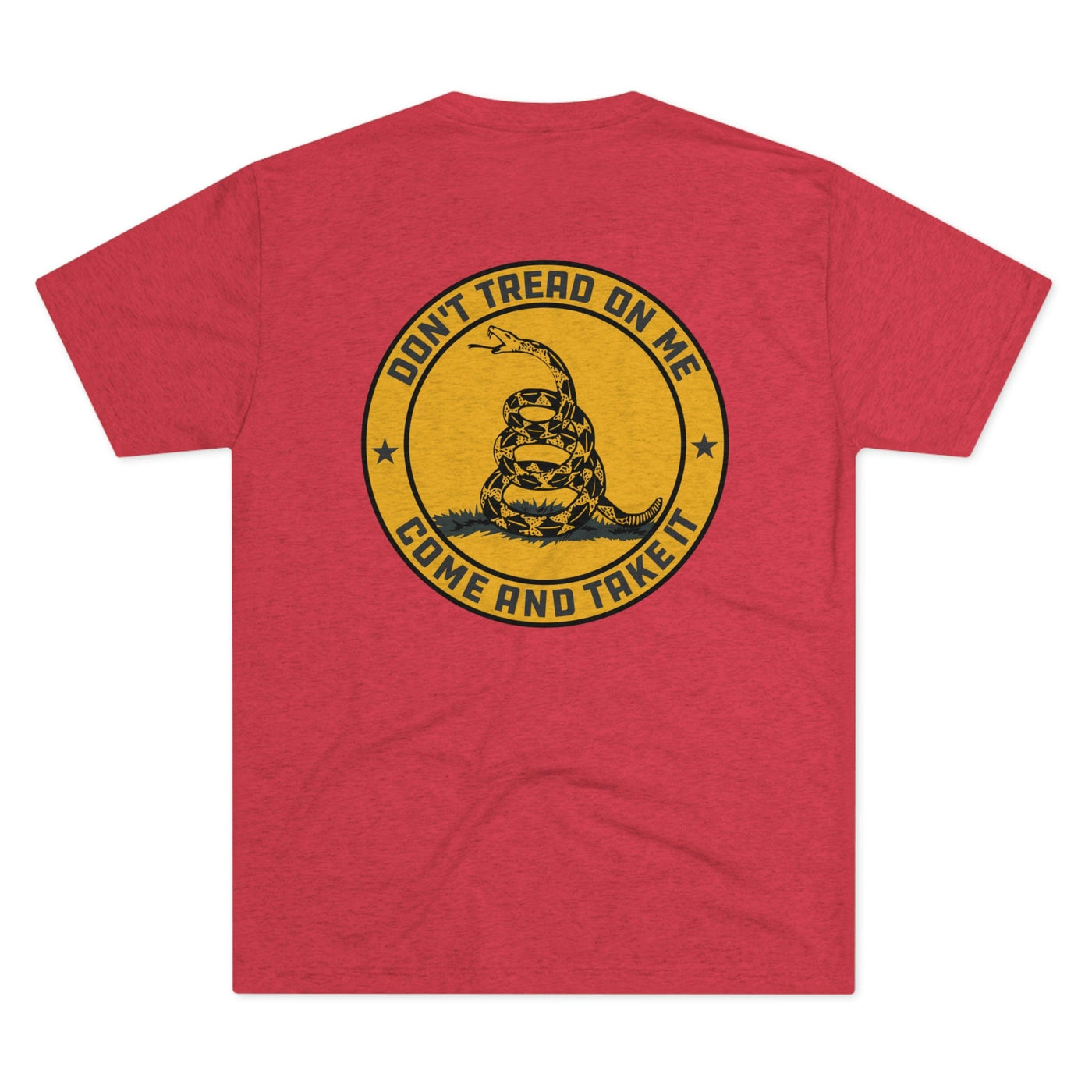 Don't Tread On Me Tri-Blend Crew Tee by MyHackerTech