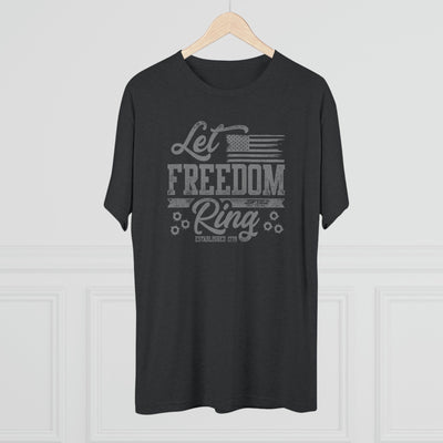 Let Freedom Ring - Tri-Blend Crew Tee by MyHackerTech
