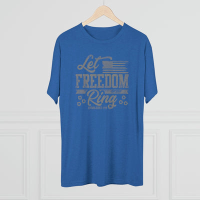 Let Freedom Ring - Tri-Blend Crew Tee by MyHackerTech