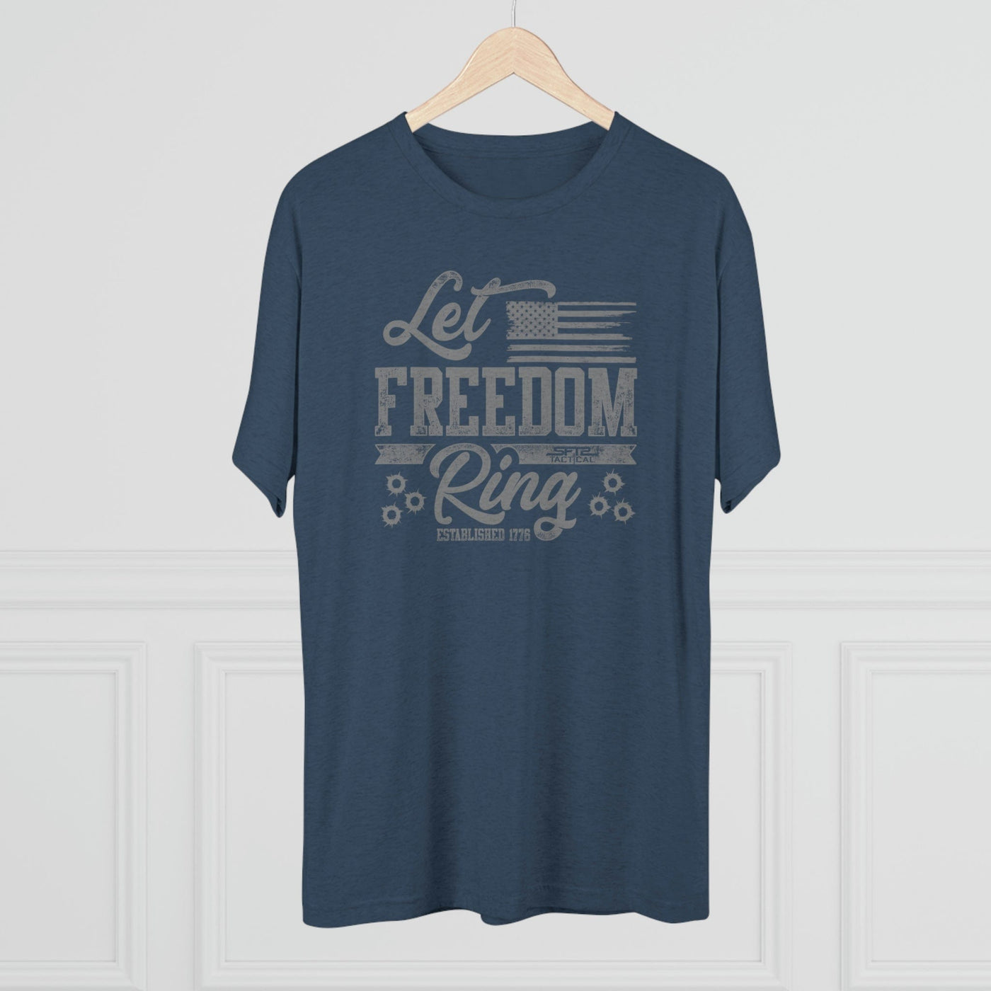 Let Freedom Ring - Tri-Blend Crew Tee by MyHackerTech