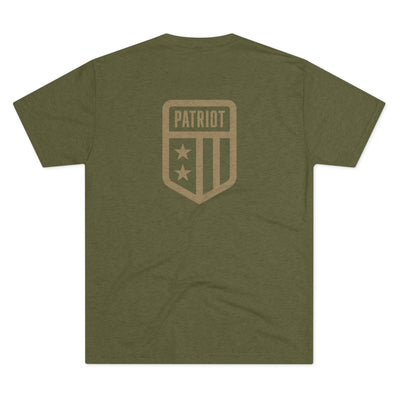 Patriot - Tri-Blend Crew Tee by MyHackerTech