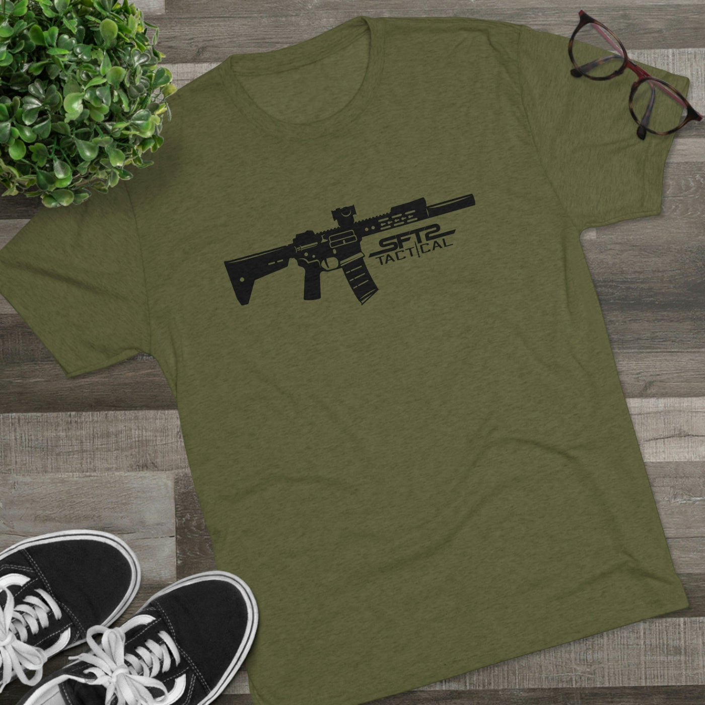 This is My Rifle - Tri-Blend Crew Tee by MyHackerTech