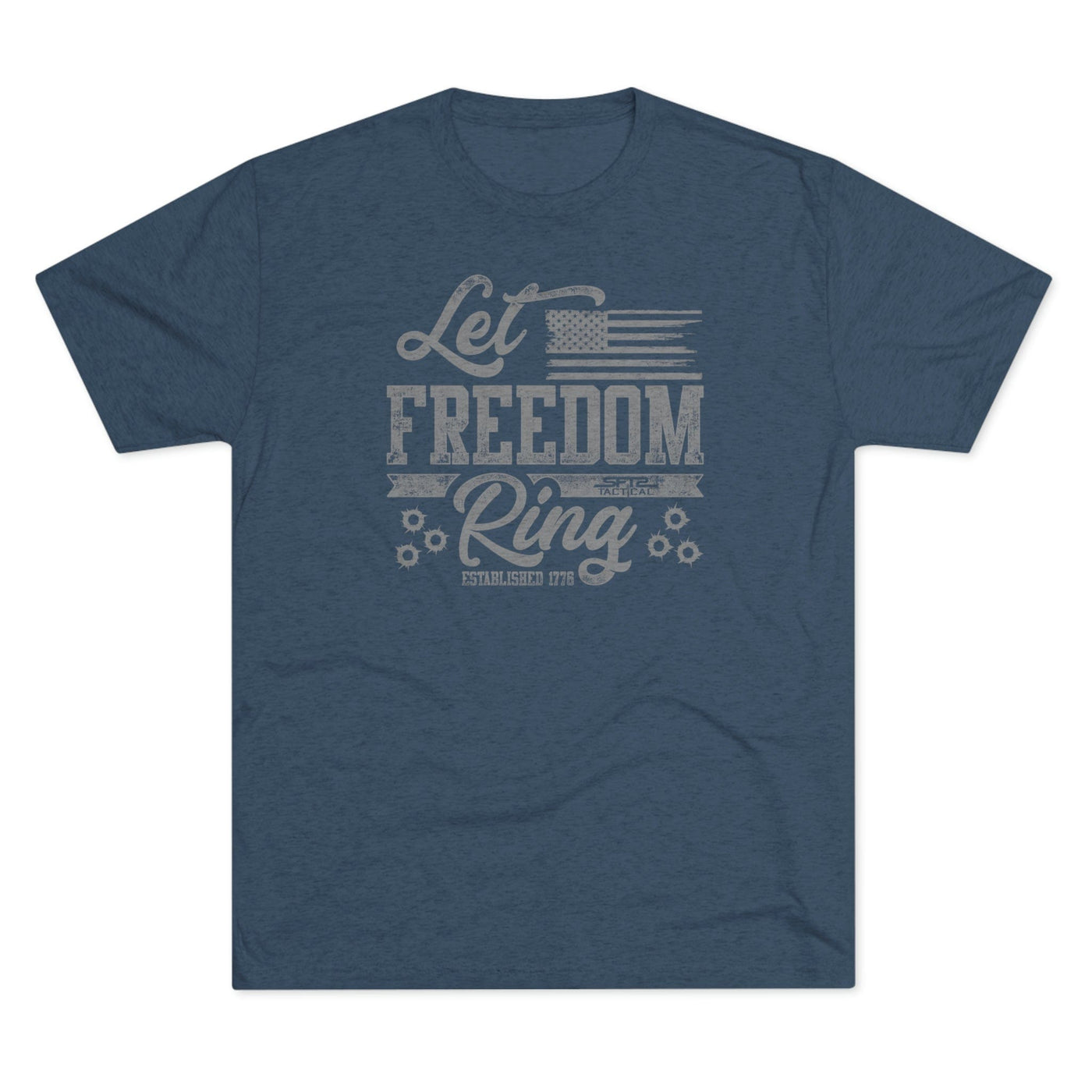 Let Freedom Ring - Tri-Blend Crew Tee by MyHackerTech