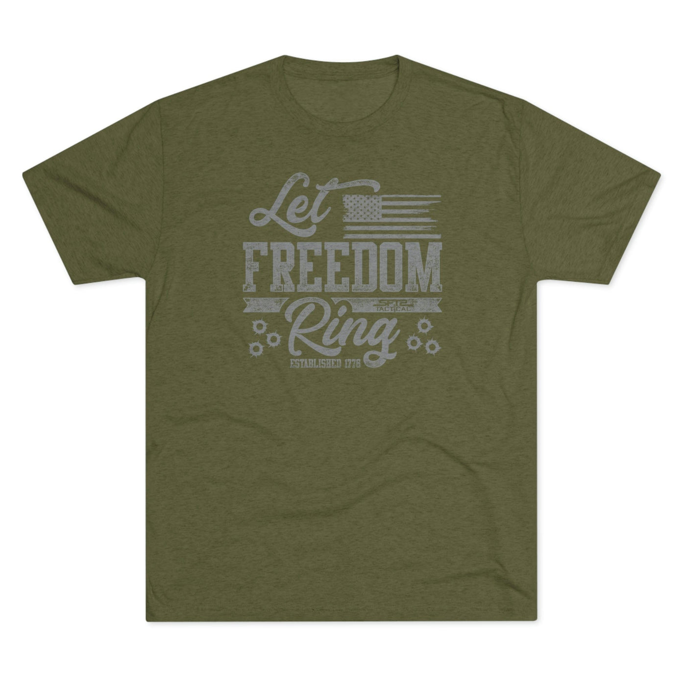 Let Freedom Ring - Tri-Blend Crew Tee by MyHackerTech