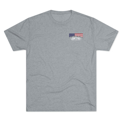 Over My Dead Body - Tri-Blend Crew Tee by MyHackerTech