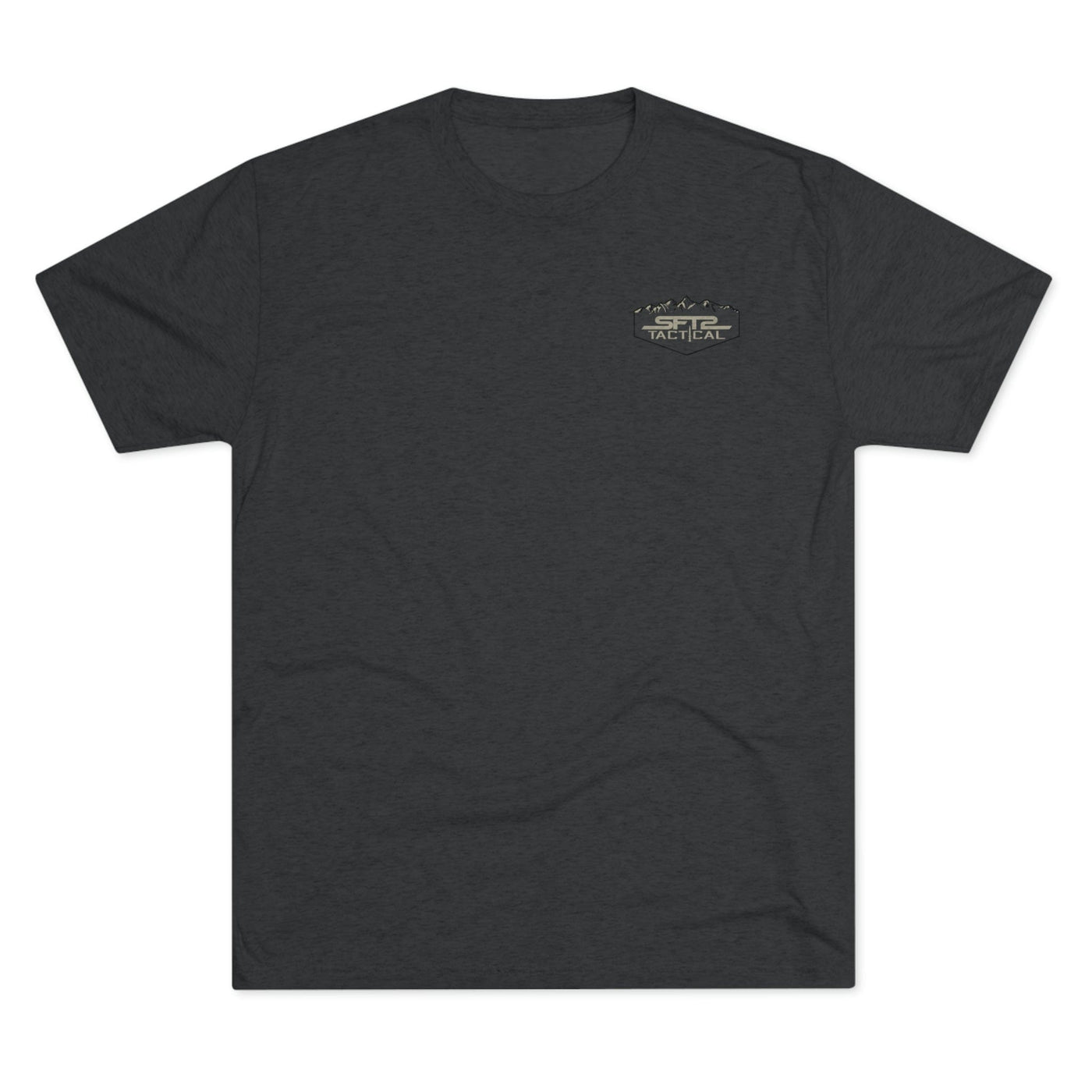 Camo Logo Mountain - Tri-Blend Crew Tee by MyHackerTech