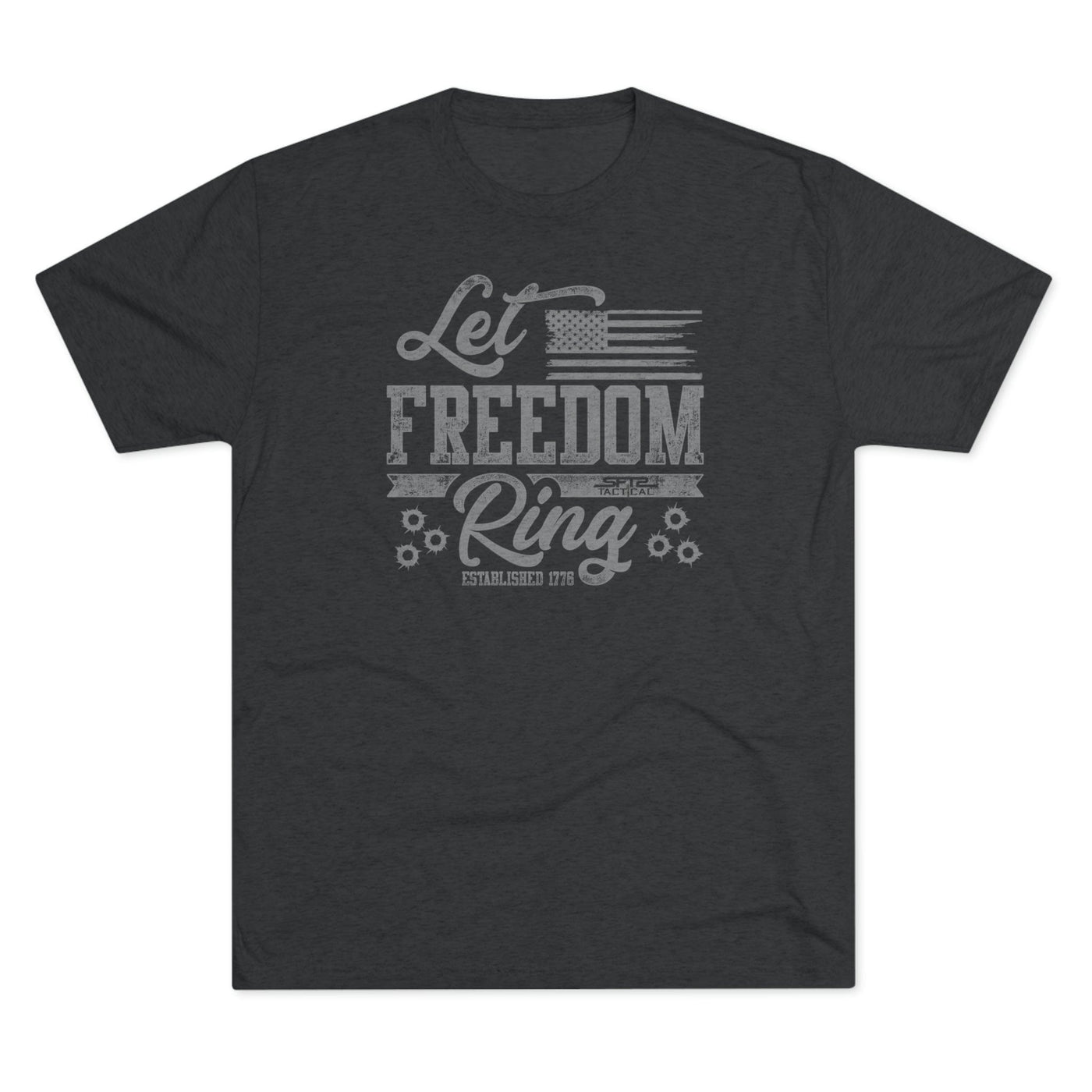 Let Freedom Ring - Tri-Blend Crew Tee by MyHackerTech