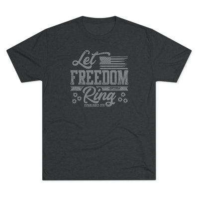 Let Freedom Ring - Tri-Blend Crew Tee by MyHackerTech