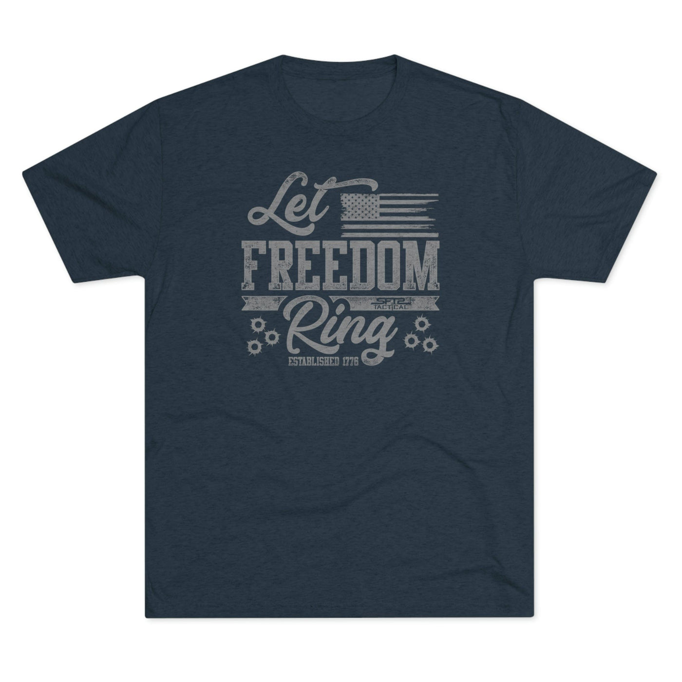 Let Freedom Ring - Tri-Blend Crew Tee by MyHackerTech