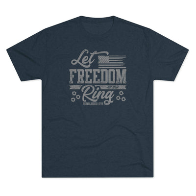 Let Freedom Ring - Tri-Blend Crew Tee by MyHackerTech