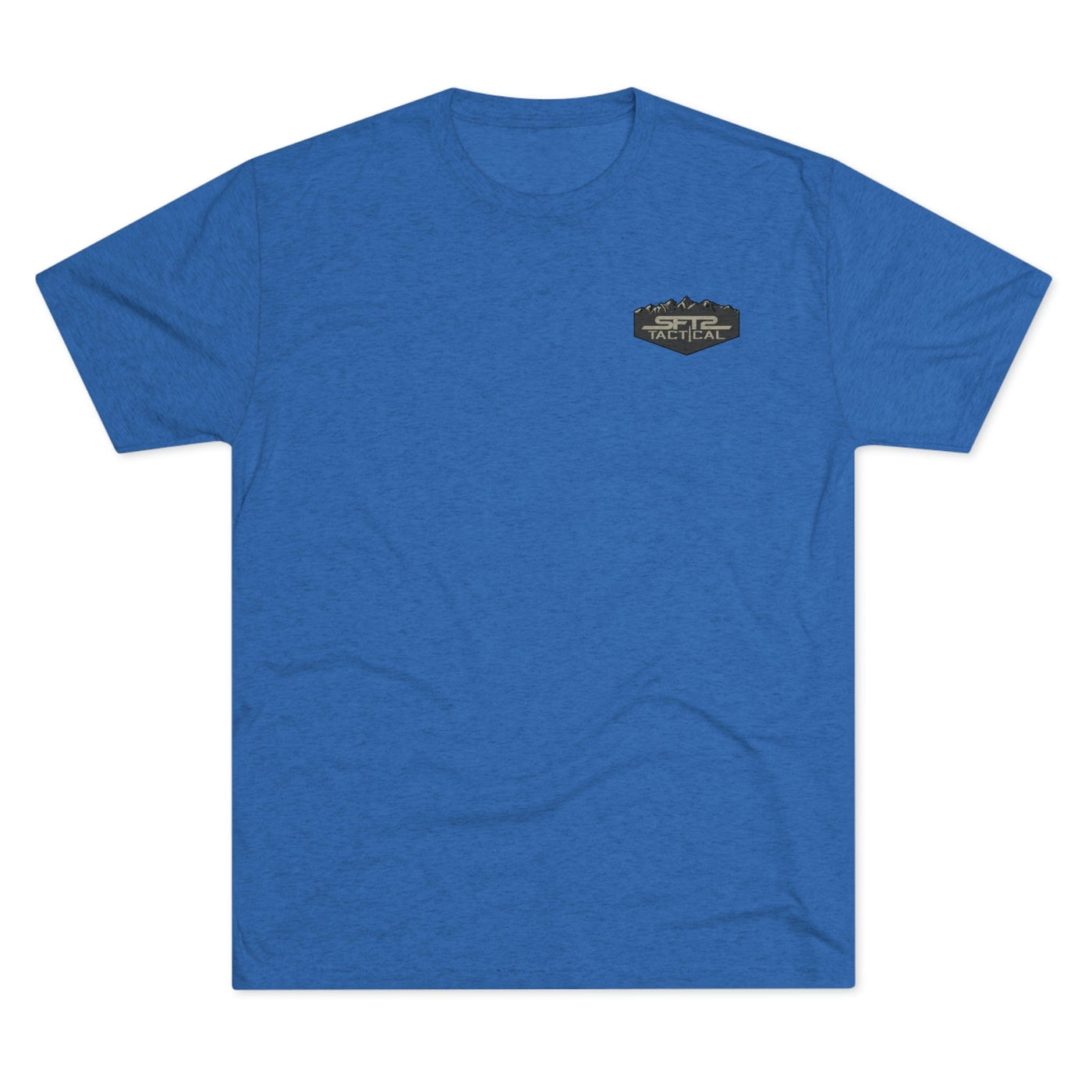 Camo Logo Mountain - Tri-Blend Crew Tee by MyHackerTech