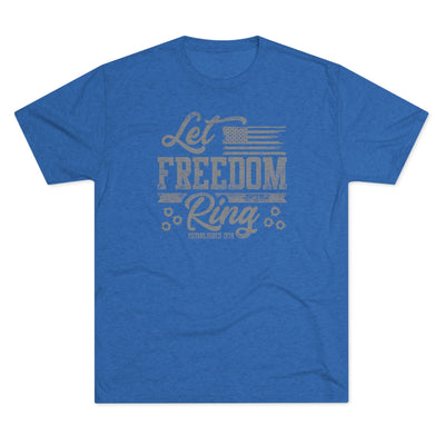 Let Freedom Ring - Tri-Blend Crew Tee by MyHackerTech