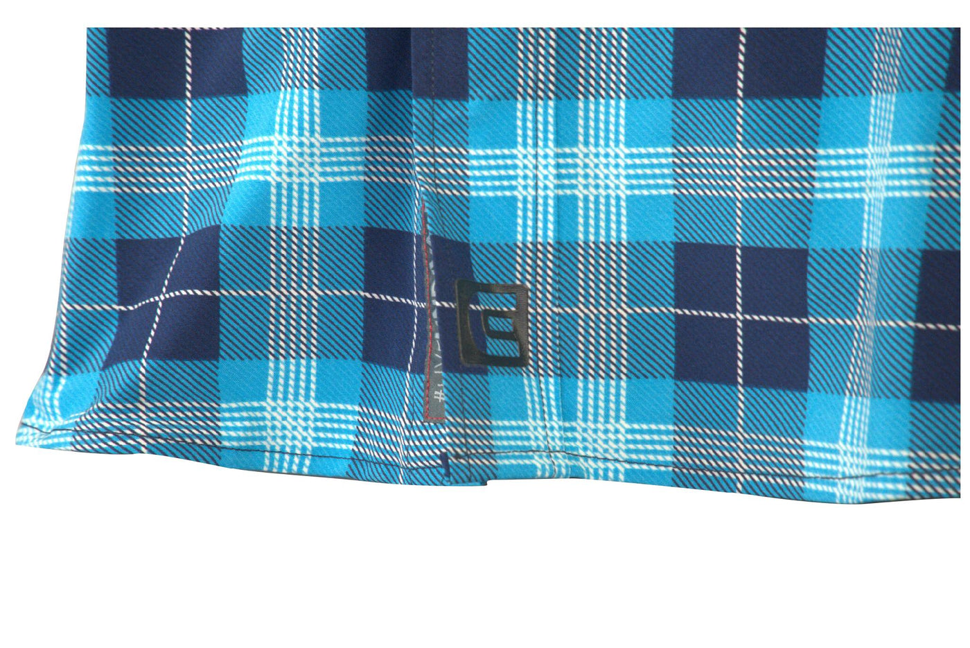 The Titan - Blue Plaid Long Sleeve by MyHackerTech