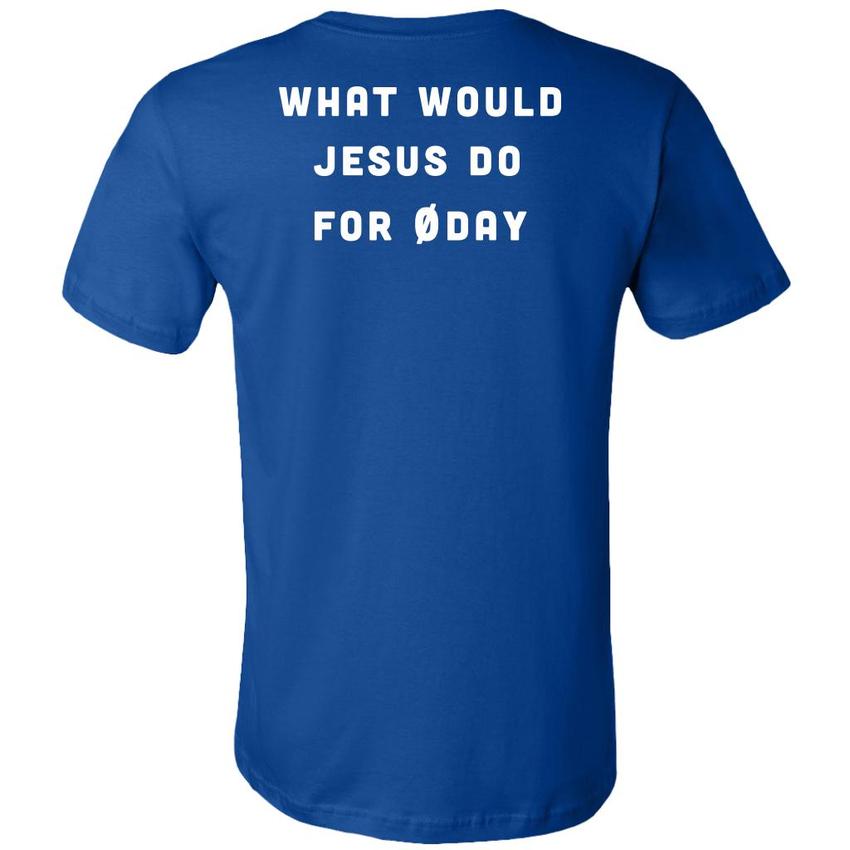 What would Jesus do for 0day - Canvas Mens Shirt by MyHackerTech