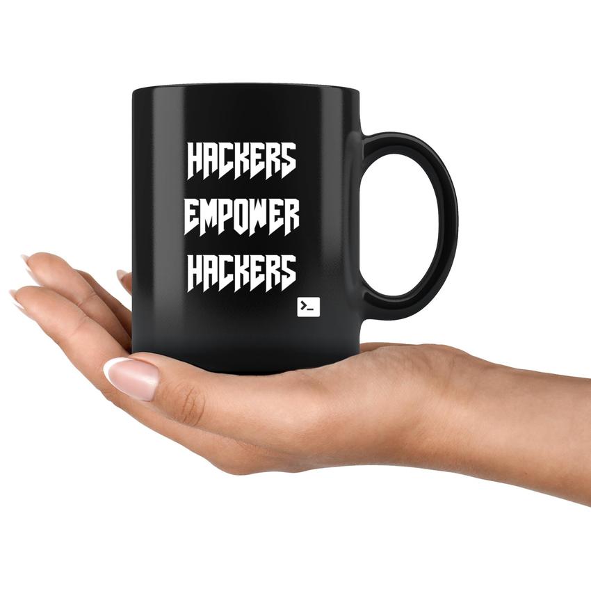 Hackers empower hackers - Mug by MyHackerTech