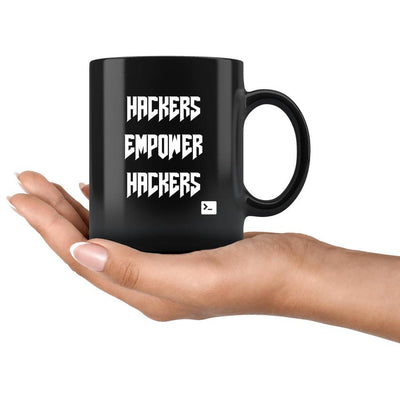 Hackers empower hackers - Mug by MyHackerTech