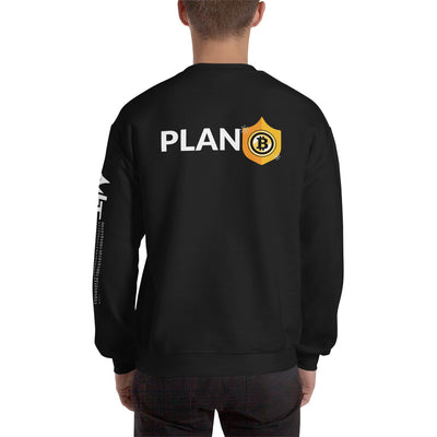 Plan Bitcoin V2 Unisex Sweatshirt ( Back Print )