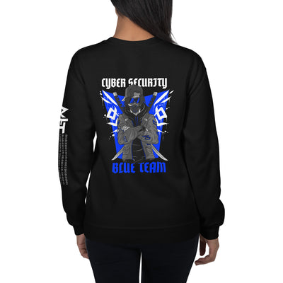 Cyber Security Blue Team V3 - Unisex Sweatshirt ( Back Print )