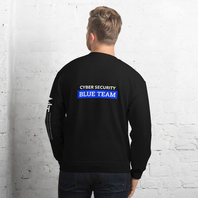 Cyber Security Blue Team V6 - Unisex Sweatshirt ( Back Print )