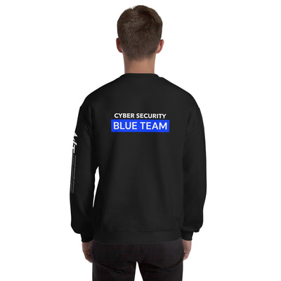 Cyber Security Blue Team V7 - Unisex Sweatshirt ( Back Print )