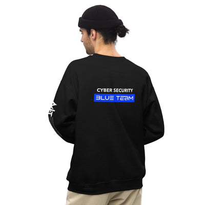 Cyber Security Blue Team V8 - Unisex Sweatshirt ( Back Print )
