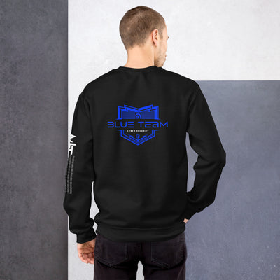 Cyber Security Blue Team V15 - Unisex Sweatshirt ( Back Print )