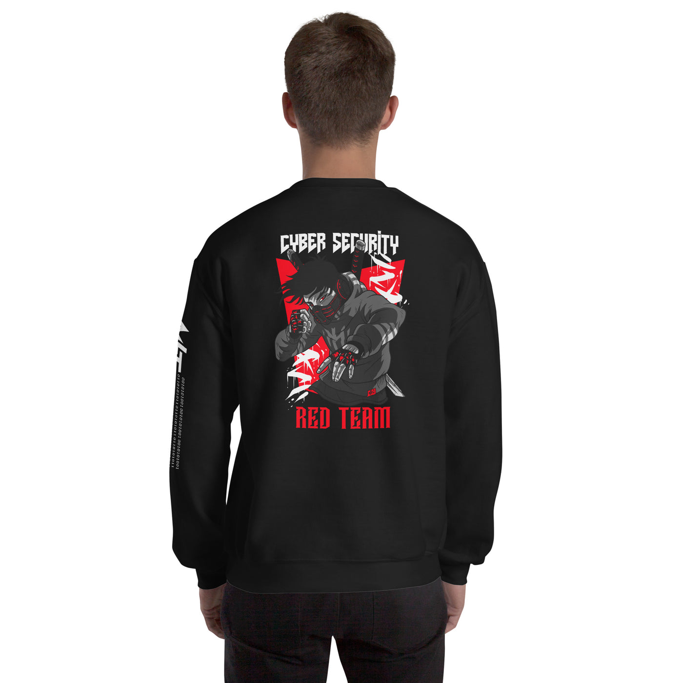 Cyber Security Red Team V3 - Unisex Sweatshirt ( Back Print )