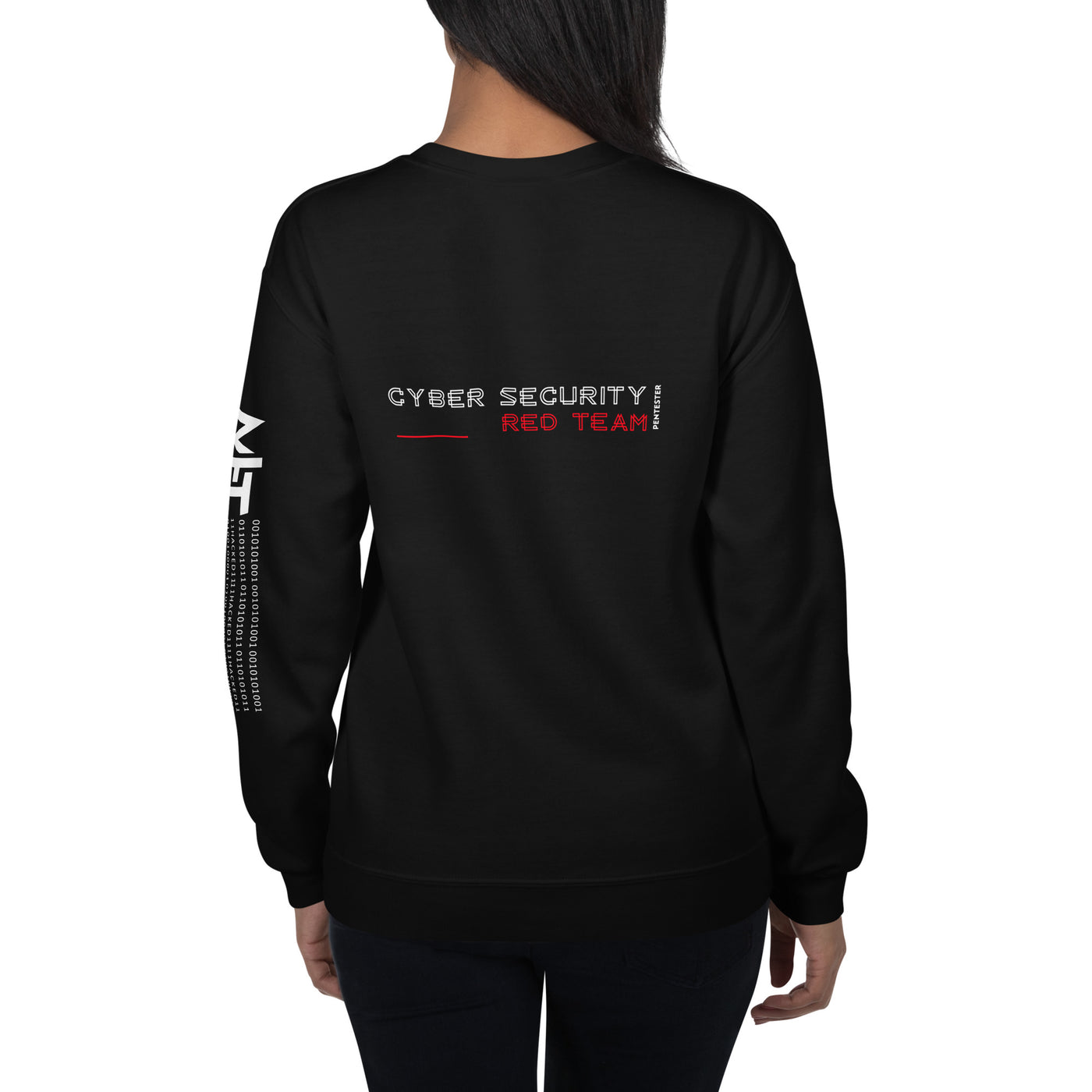 Cyber Security Red Team V2 - Unisex Sweatshirt ( Back Print )